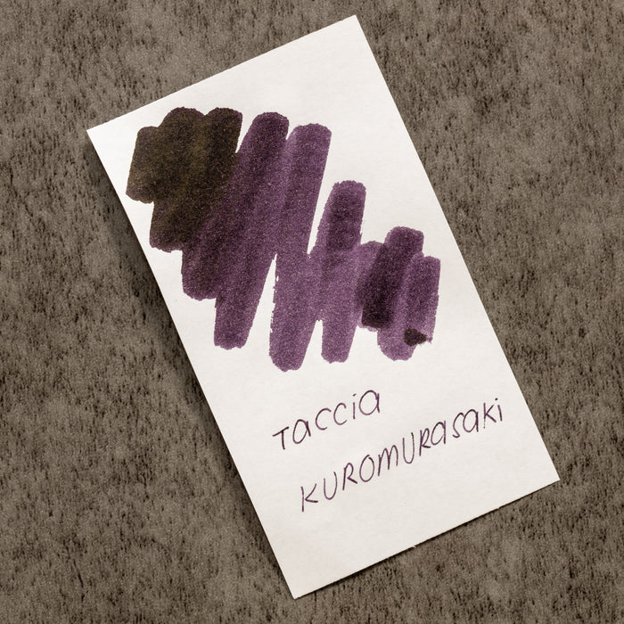 Taccia Ukiyo - e Ink Bottle - Kuniyoshi - Kuromurasaki - 40 ml (Ver. 3) - Pen Boutique Ltd
