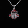Toronto FC Official MLS Logo Pendant in White Gold