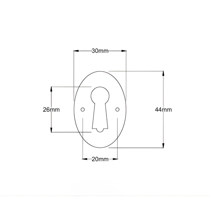 Keyhole TradCo Rim Lock and Milled Edge Knob Passage Set Matte Black Polished Brass Antique Copper 1032-2000SET - The Blue Space
