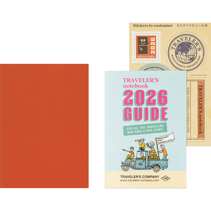 Traveler's Notebook - 2026 Monthly (Passport Size) - Pen Boutique Ltd