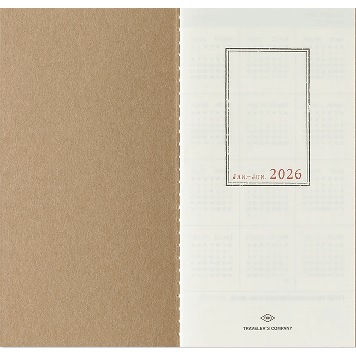 Traveler's Notebook - 2026 Weekly + Memo (Regular Size) - Pen Boutique Ltd