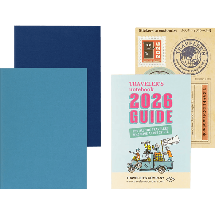 Traveler's Notebook - 2026 Weekly (Passport Size) - Pen Boutique Ltd