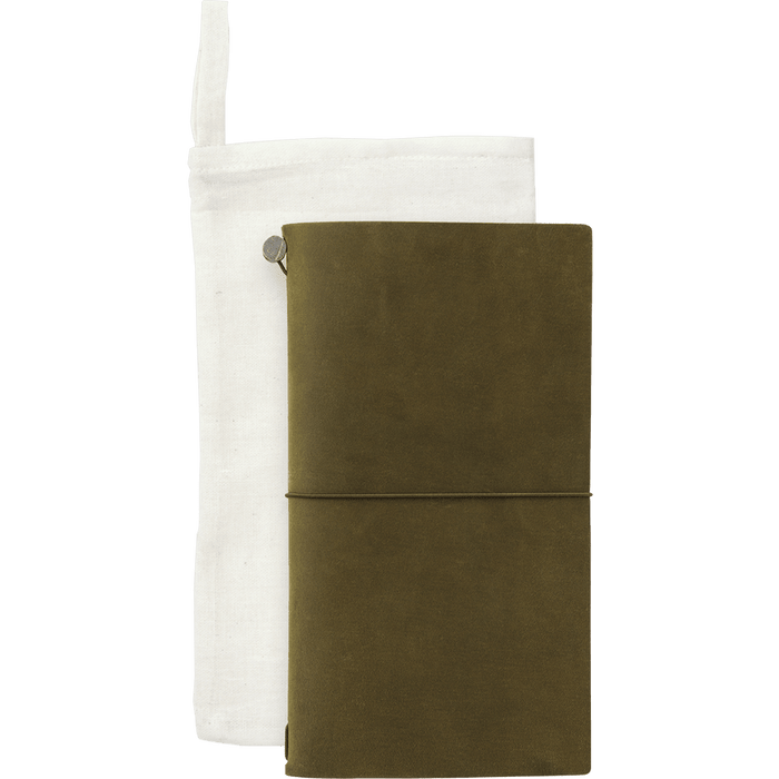 Traveler's Notebook - Olive - Regular Size - Pen Boutique Ltd