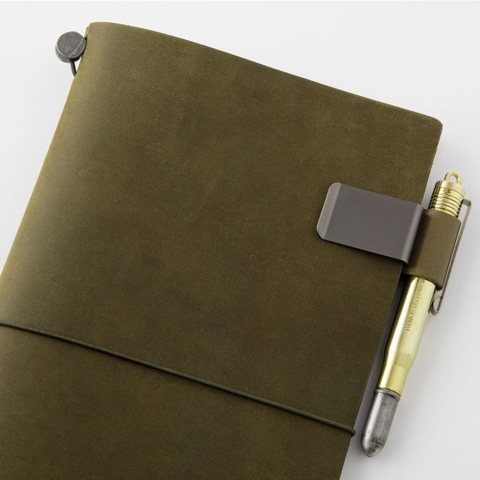 Traveler's Notebook 016 Pen Holder - Olive - Medium - Pen Boutique Ltd