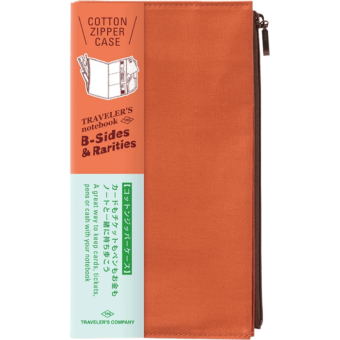 Traveler's Notebook Case - Orange (Regular Size) - Pen Boutique Ltd