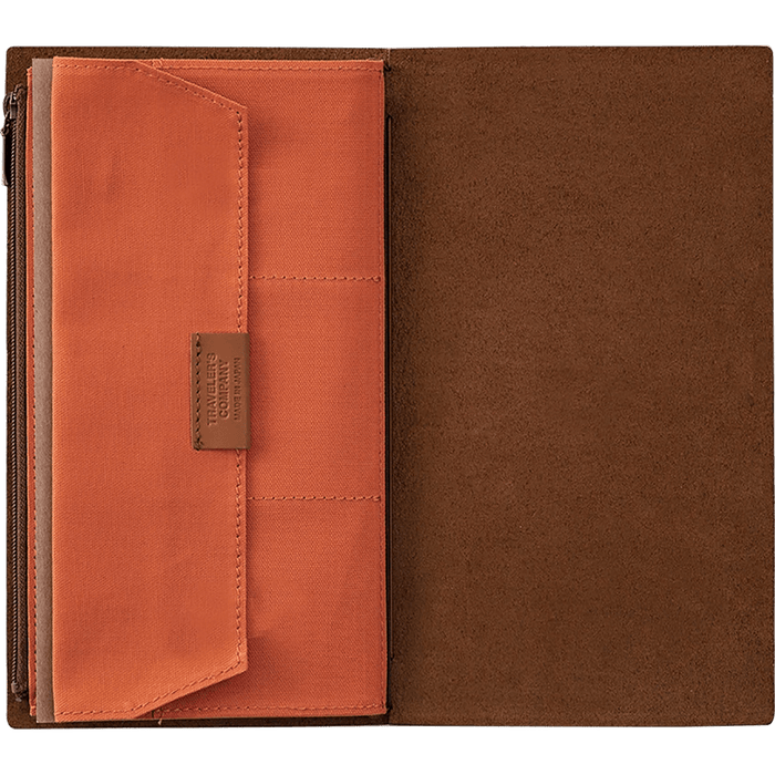 Traveler's Notebook Case - Orange (Regular Size) - Pen Boutique Ltd