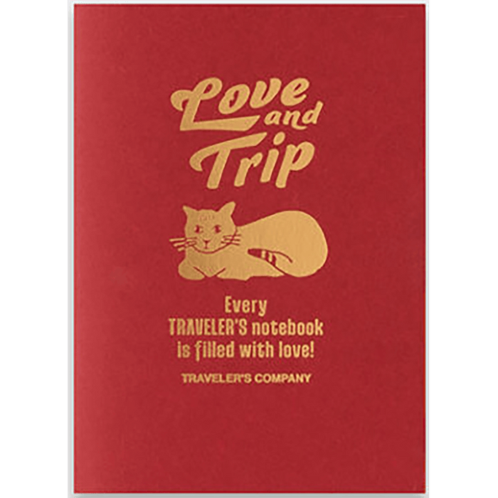 Traveler's Notebook Refill - Love and Trip (Passport Size) 2025 Edition - Pen Boutique Ltd