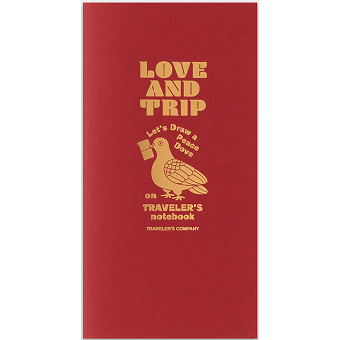 Traveler's Notebook Refill - Love and Trip (Regular Size) 2025 - Pen Boutique Ltd