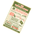 Traveler's Plastic Sheet - 2026 (Passport Size) - Pen Boutique Ltd