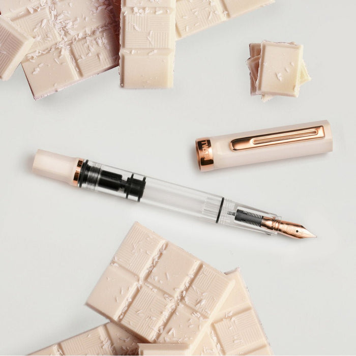 TWSBI ECO Fountain Pen - Creme - Rose Gold Trim - Pen Boutique Ltd