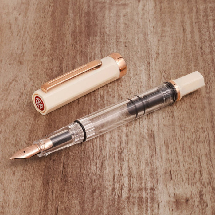 TWSBI ECO Fountain Pen - Creme - Rose Gold Trim - Pen Boutique Ltd