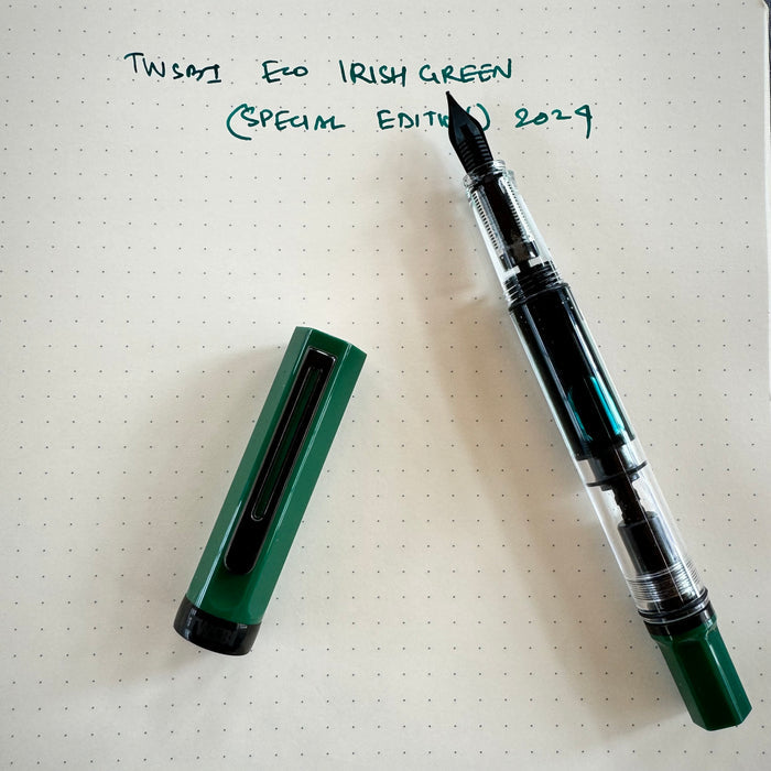 TWSBI Eco Fountain Pen - Irish Green with Onyx - Pen Boutique Ltd