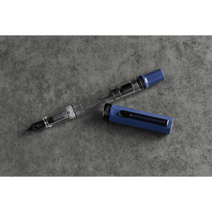 TWSBI Eco Fountain Pen - Slate Blue with Onyx - Pen Boutique Ltd
