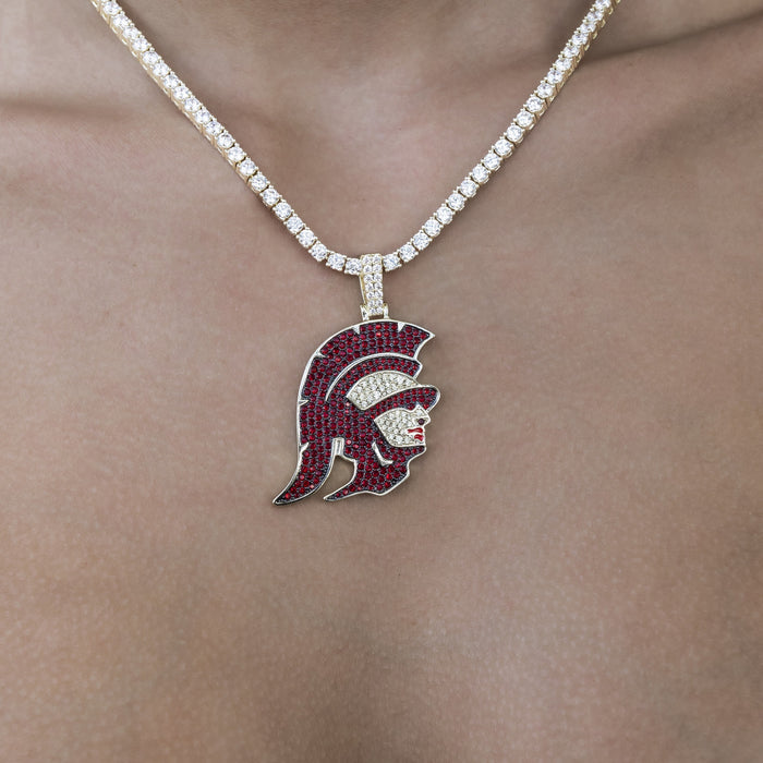 USC Trojans Head Official NCAA Pendant