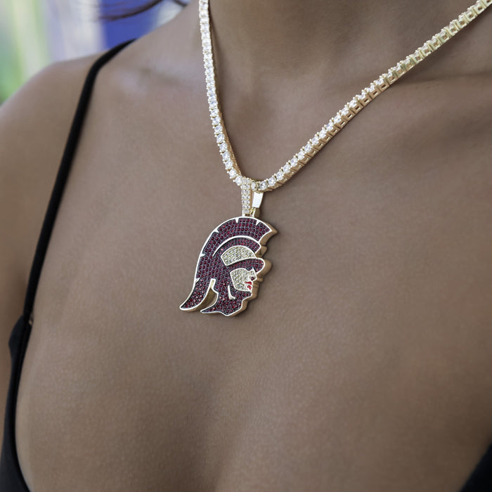 USC Trojans Head Official NCAA Pendant
