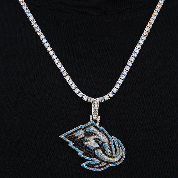 Utah Hockey Club Official NHL Logo Pendant in White Gold
