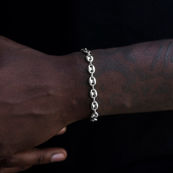 Valentina Bracelet in White Gold- 7mm