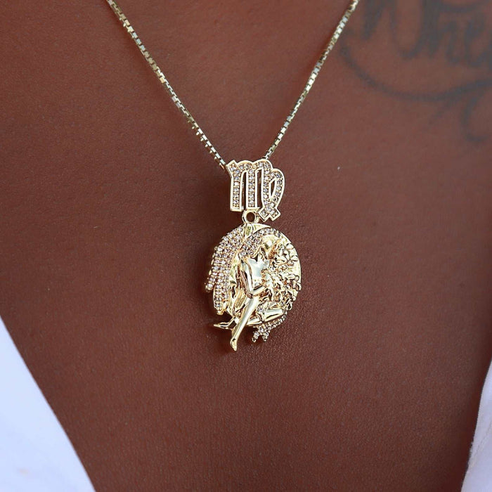 Virgo Sign Pendant - The GLD Shop