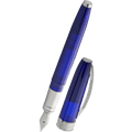 Visconti Michelangelo Fountain Pen - Blue - Pen Boutique Ltd