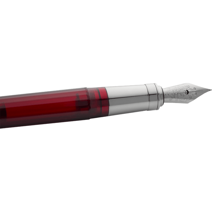 Visconti Michelangelo Fountain Pen - Red - Pen Boutique Ltd