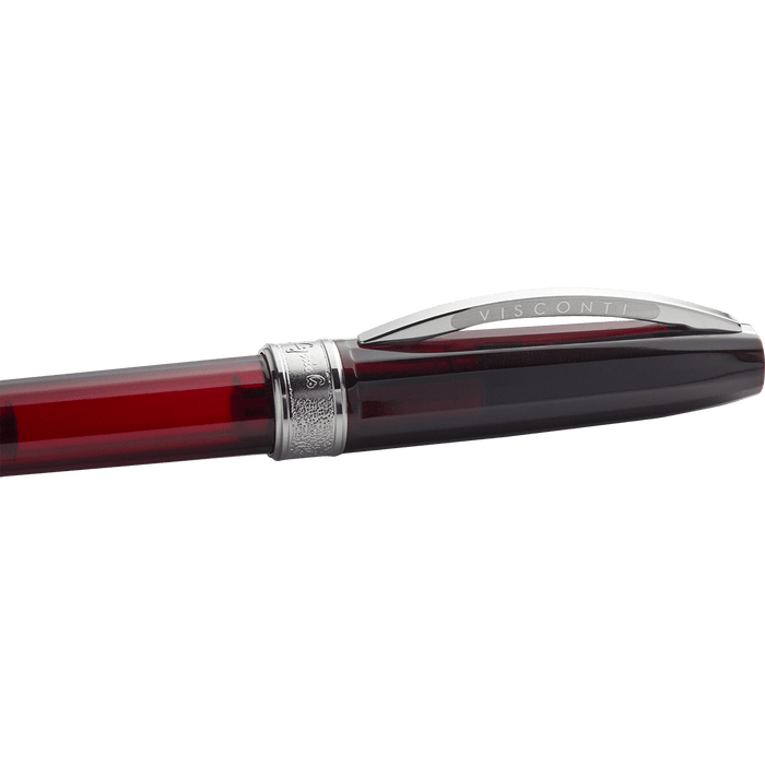 Visconti Michelangelo Fountain Pen - Red - Pen Boutique Ltd