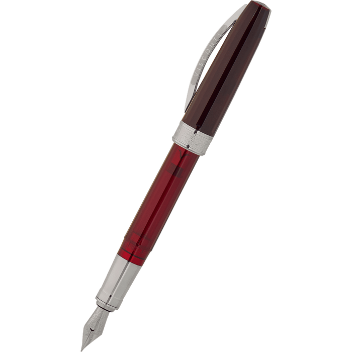 Visconti Michelangelo Fountain Pen - Red - Pen Boutique Ltd