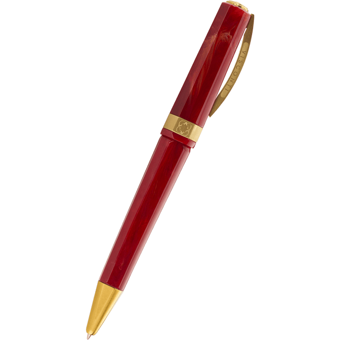 Visconti Opera Gold Ballpoint Pen - Red - Pen Boutique Ltd
