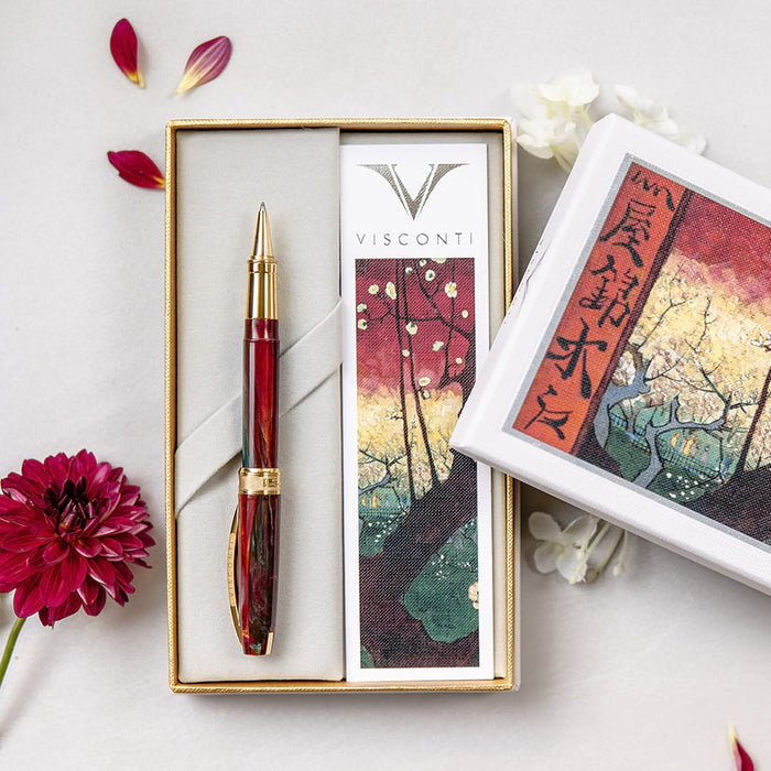 Visconti Van Gogh Rollerball Pen - Flowering Plum Orchard - Pen Boutique Ltd
