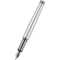 Waldmann Tango Fountain Pen - Fine Square Pattern - Ruthenium Plated - Pen Boutique Ltd