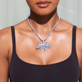 Washington Capitals Official NHL Logo Pendant in White Gold