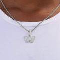 Washington Commanders Official NFL Micro Logo Pendant in White Gold