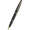 Waterman Carene Fountain Pen - Black Sea - Gold Trim - Pen Boutique Ltd