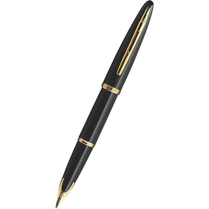Waterman Carene Fountain Pen - Black Sea - Gold Trim - Pen Boutique Ltd