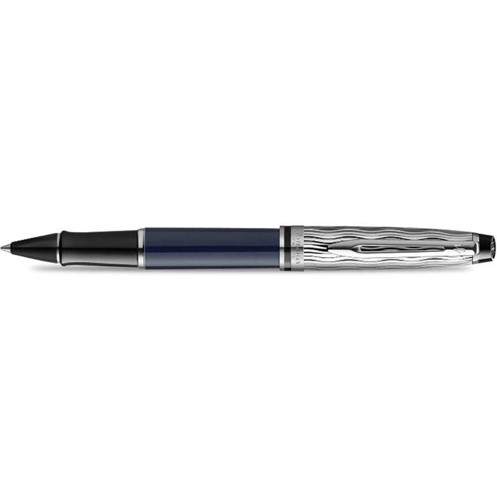 Waterman Expert L'Essence du Bleu Rollerball Pen - Metal & Blue - Pen Boutique Ltd