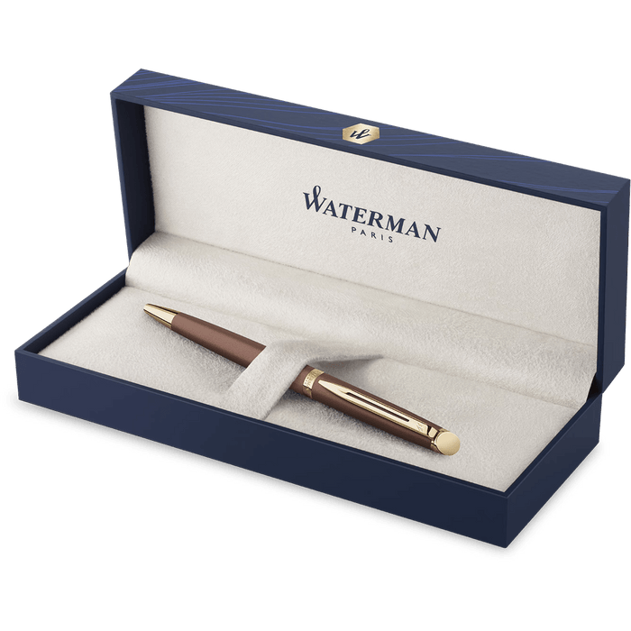 Waterman Hémisphère Ballpoint Pen - Understated Edit Metallic Copper Red - Pen Boutique Ltd