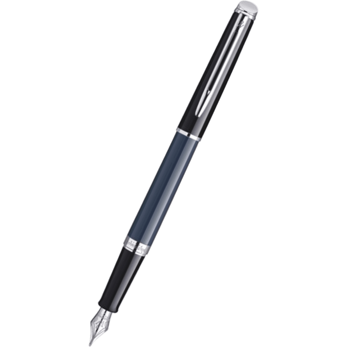 Waterman Hemisphere Fountain Pen - Colour Blocking Black & Blue - Pen Boutique Ltd
