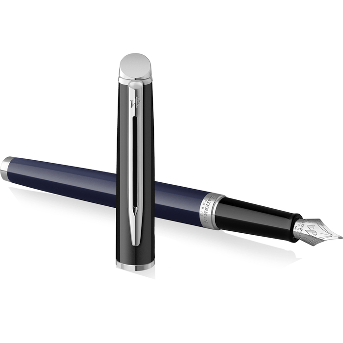 Waterman Hemisphere Fountain Pen - Colour Blocking Black & Blue - Pen Boutique Ltd