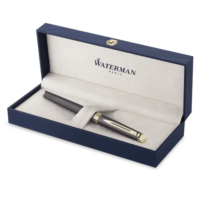 Waterman Hémisphère Fountain Pen - Understated Edit Lava Black - Pen Boutique Ltd
