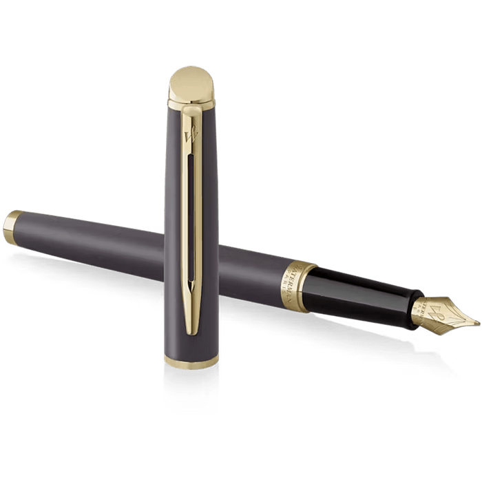 Waterman Hémisphère Fountain Pen - Understated Edit Lava Black - Pen Boutique Ltd