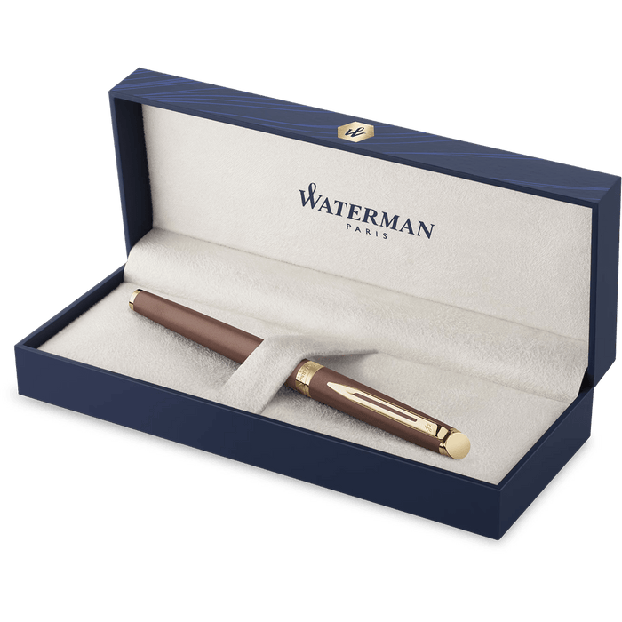 Waterman Hémisphère Fountain Pen - Understated Edit Metallic Copper Red - Pen Boutique Ltd