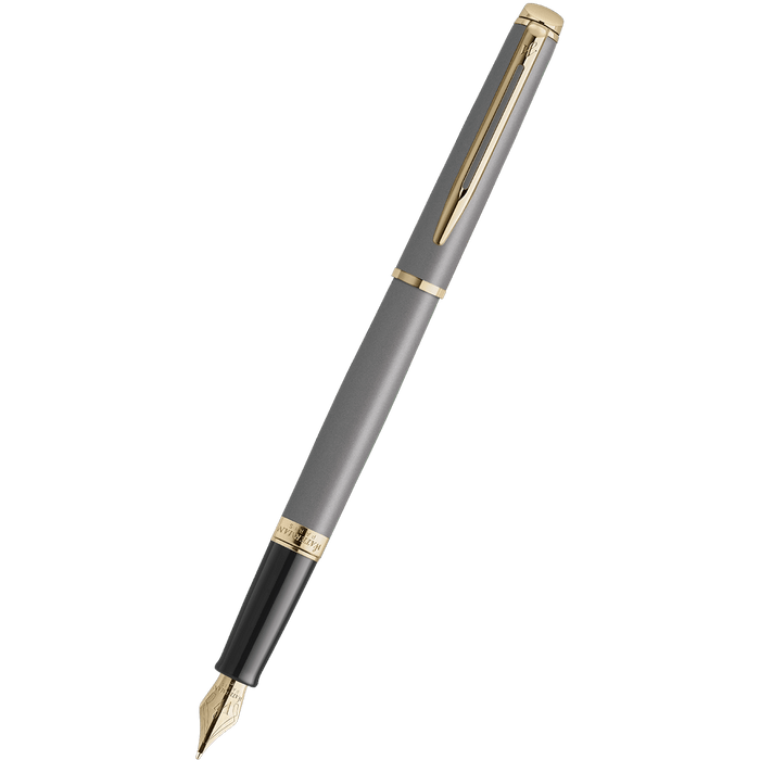 Waterman Hémisphère Fountain Pen - Understated Edit Metallic Grey - Pen Boutique Ltd
