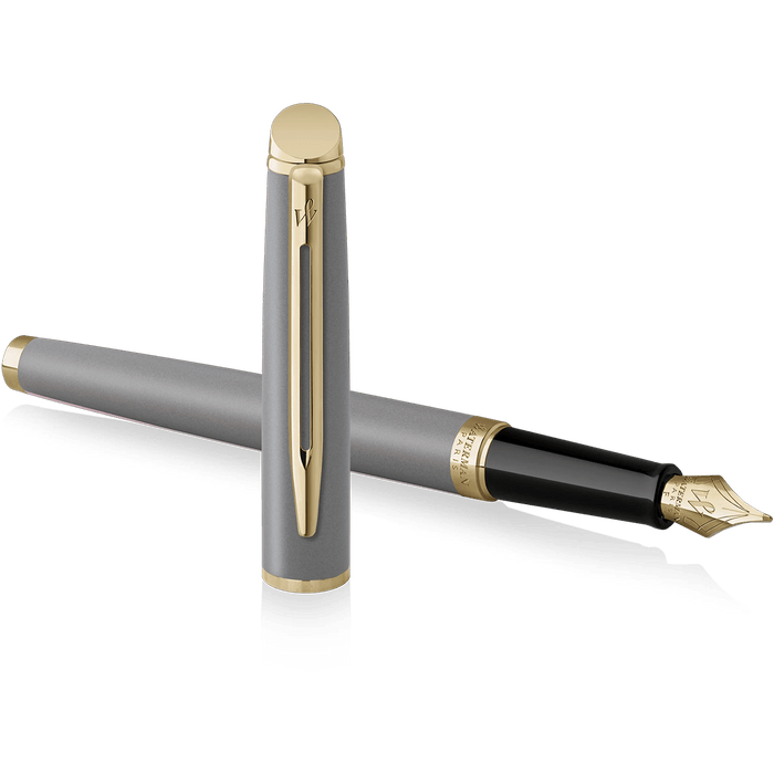 Waterman Hémisphère Fountain Pen - Understated Edit Metallic Grey - Pen Boutique Ltd