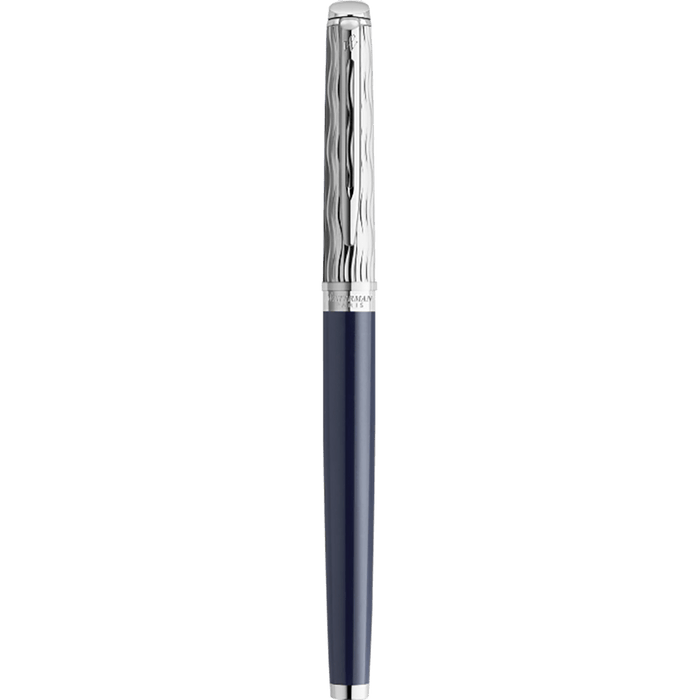 Waterman Hemisphere L'Essence du Bleu Fountain Pen - Metal & Blue - Pen Boutique Ltd