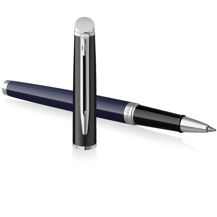 Waterman Hemisphere Rollerball Pen - Colour Blocking Black & Blue - Pen Boutique Ltd