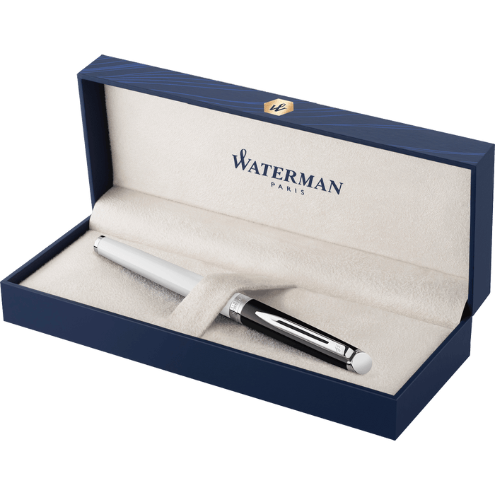 Waterman Hemisphere Rollerball Pen - Colour Blocking Black & White - Pen Boutique Ltd