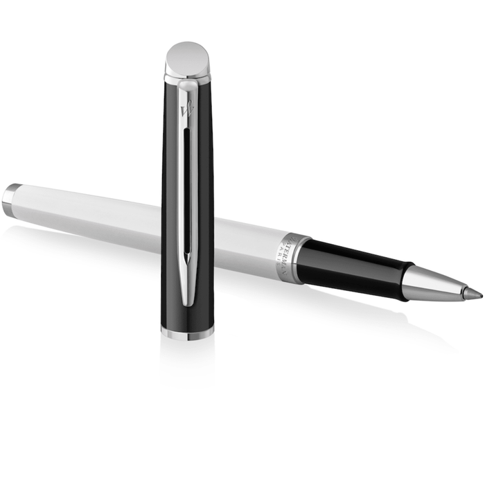 Waterman Hemisphere Rollerball Pen - Colour Blocking Black & White - Pen Boutique Ltd