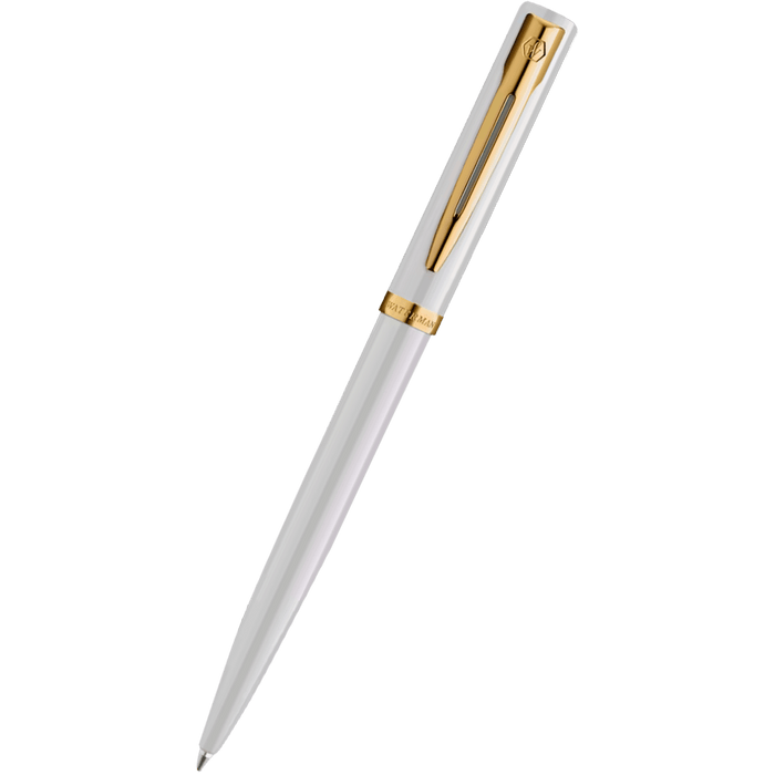 Waterman Impression Ballpoint Pen - White GT - Pen Boutique Ltd