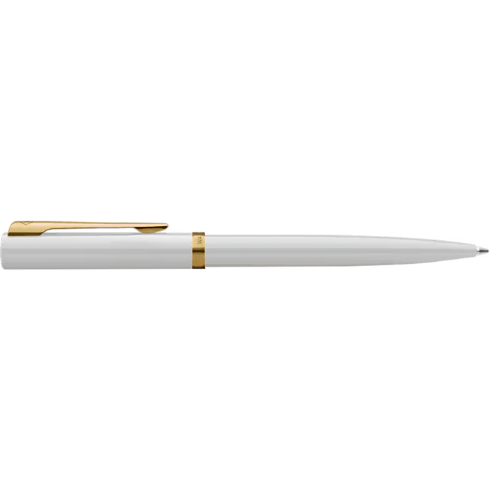Waterman Impression Ballpoint Pen - White GT - Pen Boutique Ltd