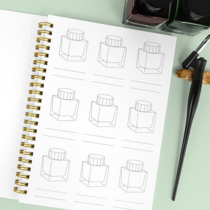 Wearingeul Ink Color Swatch Notebook A5 - Pen Boutique Ltd