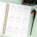 Wearingeul Ink Color Swatch Notebook A5 - Pen Boutique Ltd